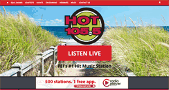 Desktop Screenshot of hot1055fm.com